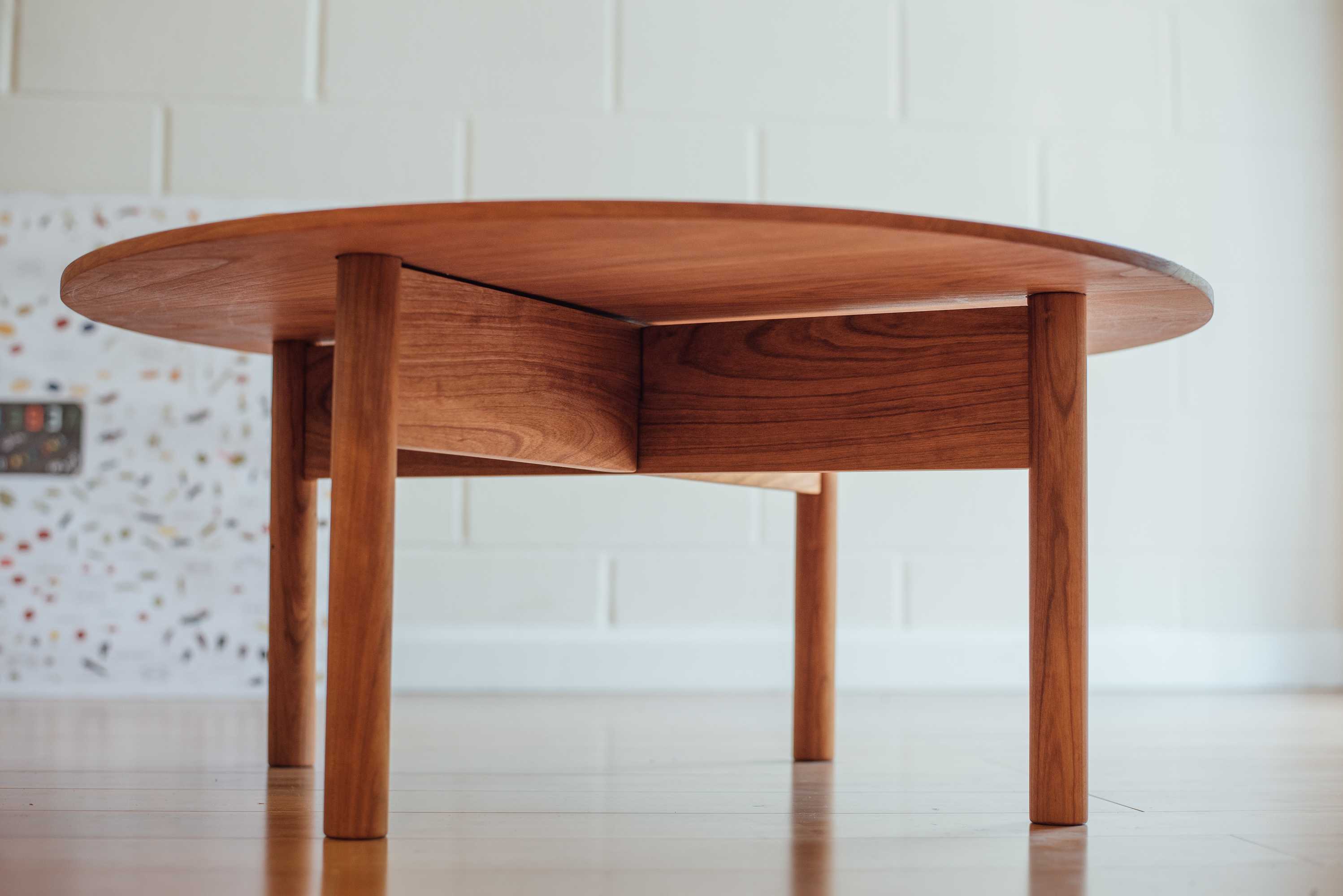 Cherry flatpack low table